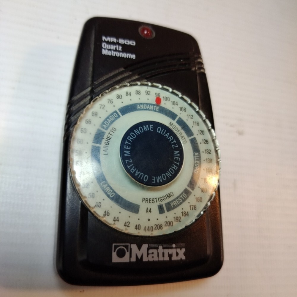 MATRIX MR-500 Quartz Metronome * Tested