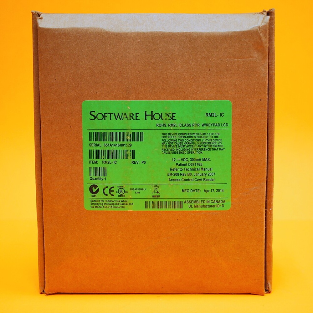Software House RM2L-IC RDR with Keypad LCD
