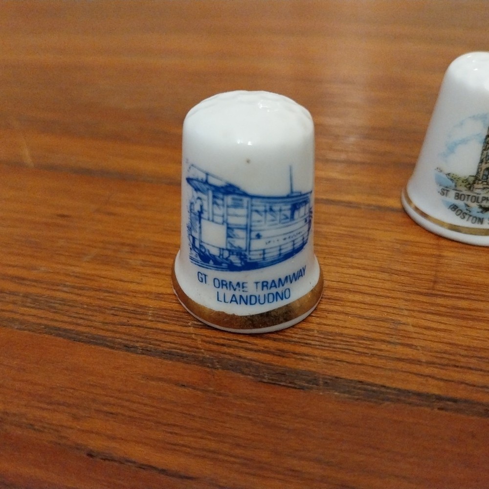 10x Assorted Advert Places Thimbles Collectible Sewing Decorative Bundle