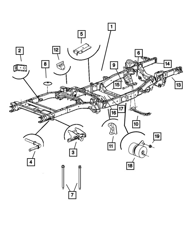 Genuine Mopar Damper Bracket 55398100AA