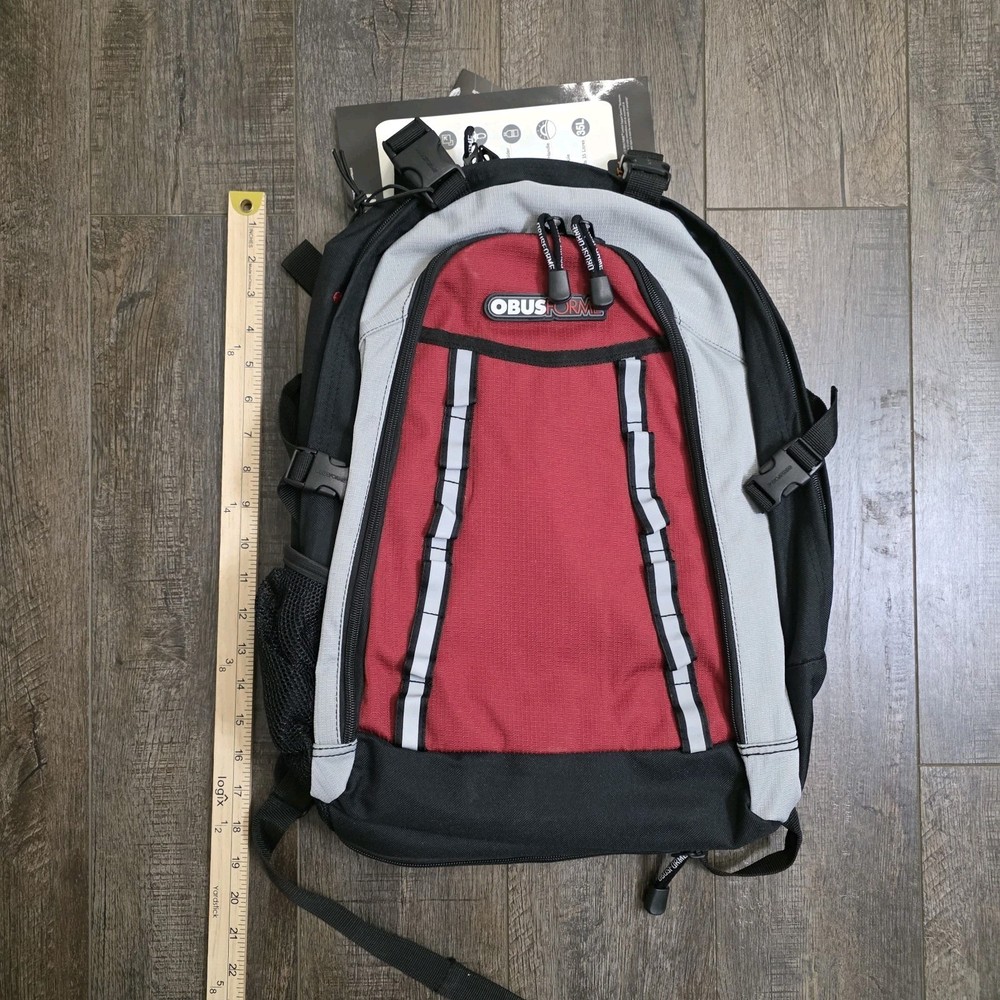Obus Forme Backpack Kola II Red Black Ergonomic Hiking