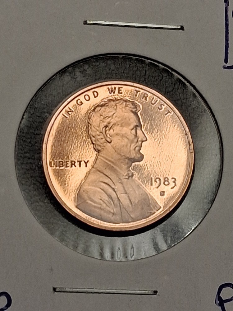 1983-S (PR.)(DCAM) DDR-001 FS#801 ERROR RED CENT