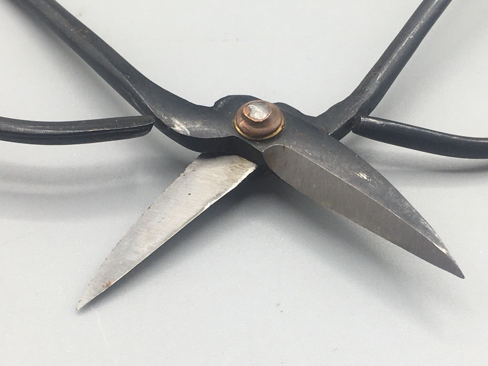 Bonsai Pruning Shears Scissors 4" Black Japanese Marked Sharp
