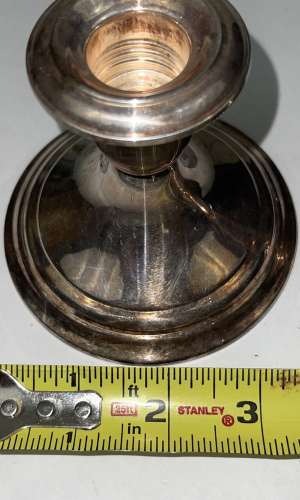 Gorham Silver Plated ~ Weighted Candle Holders YC3003