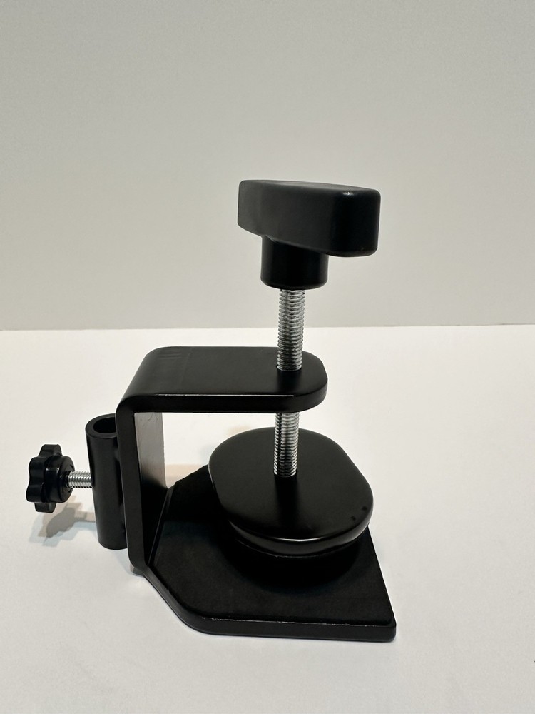 C Type Adjustable Metal Mounting Table Clamp W/ Plastic Handle. Base Universal