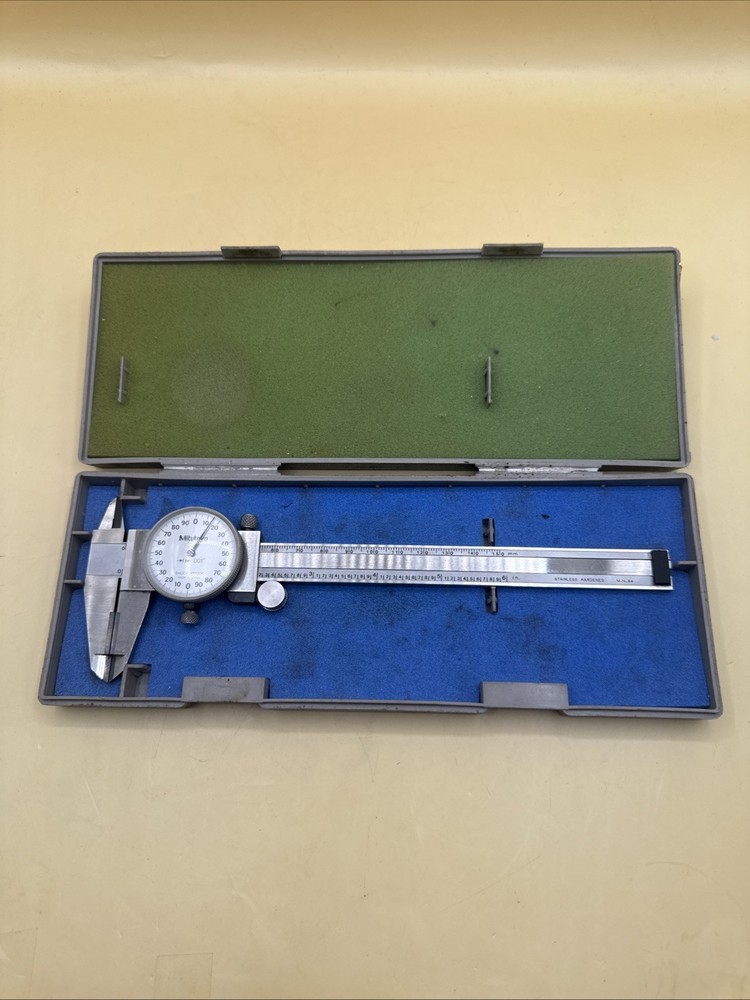 Mitutuyo Dial Caliper, M.N 84. Shock-Proof.