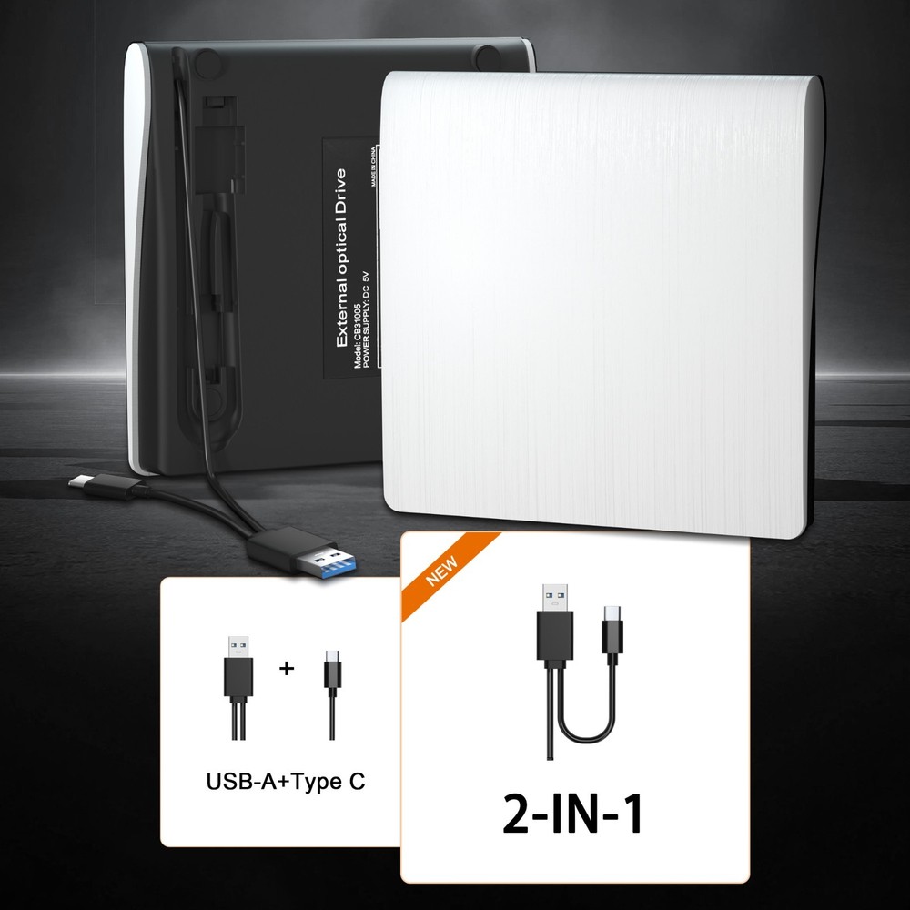 USB3.0 External CD DVD RW Drive Reader Burner Player Optical Drive For Laptop PC