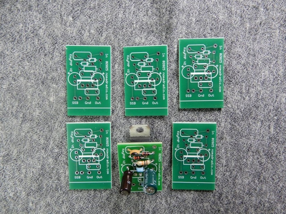 RF Keying circuit five bare boards, one assembled unit