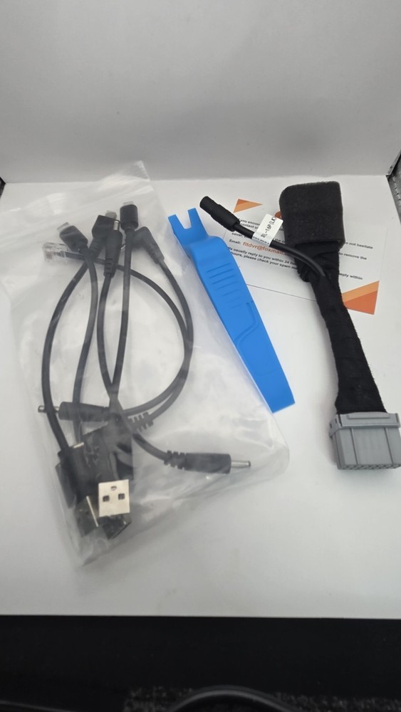 FitDVR D3 Dash Cam Power Adapter Plug and Play 12VDC Input *Missing Manual*