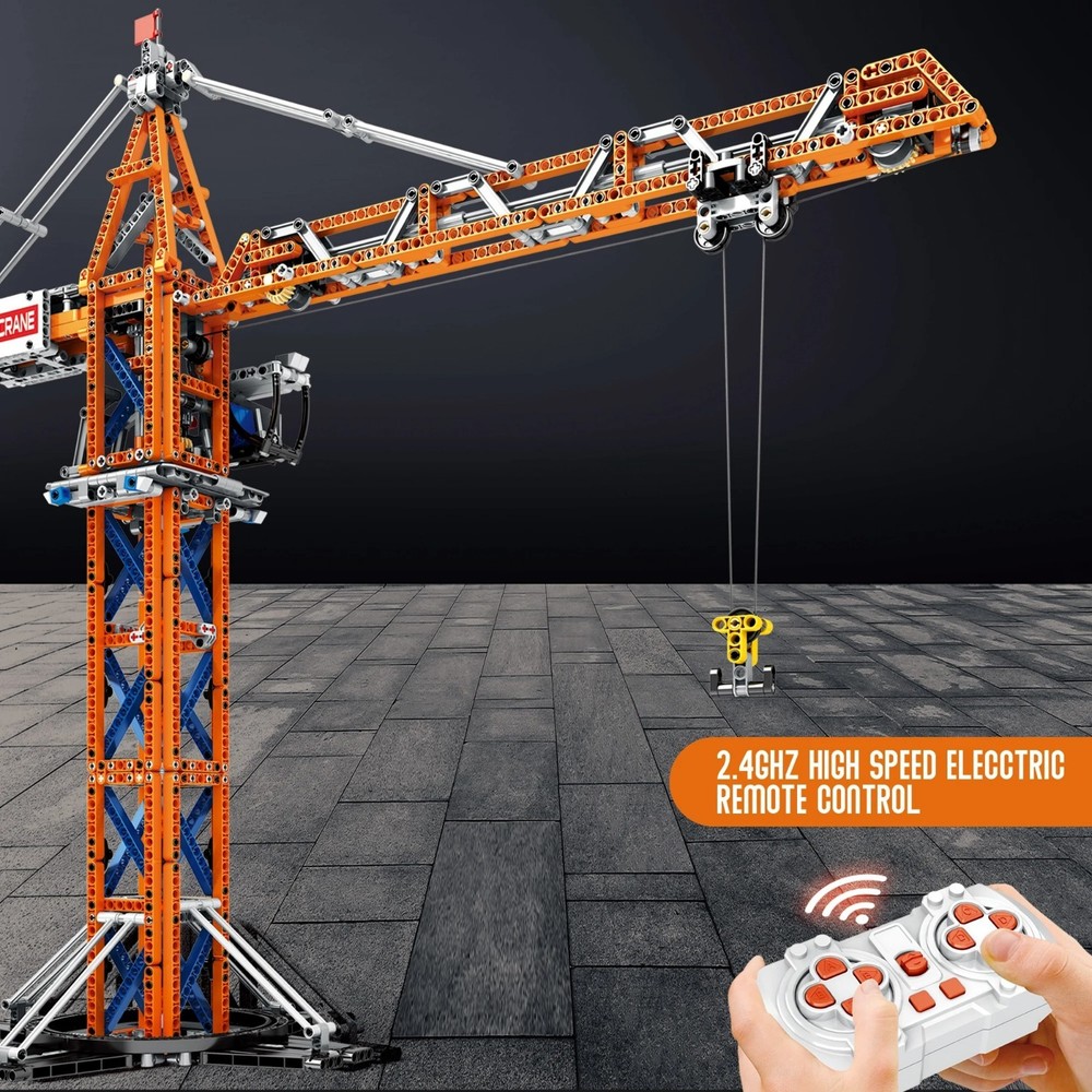 1288PCS Remote Control Tower Crane Model Building Blocks Bricks Christmas gift