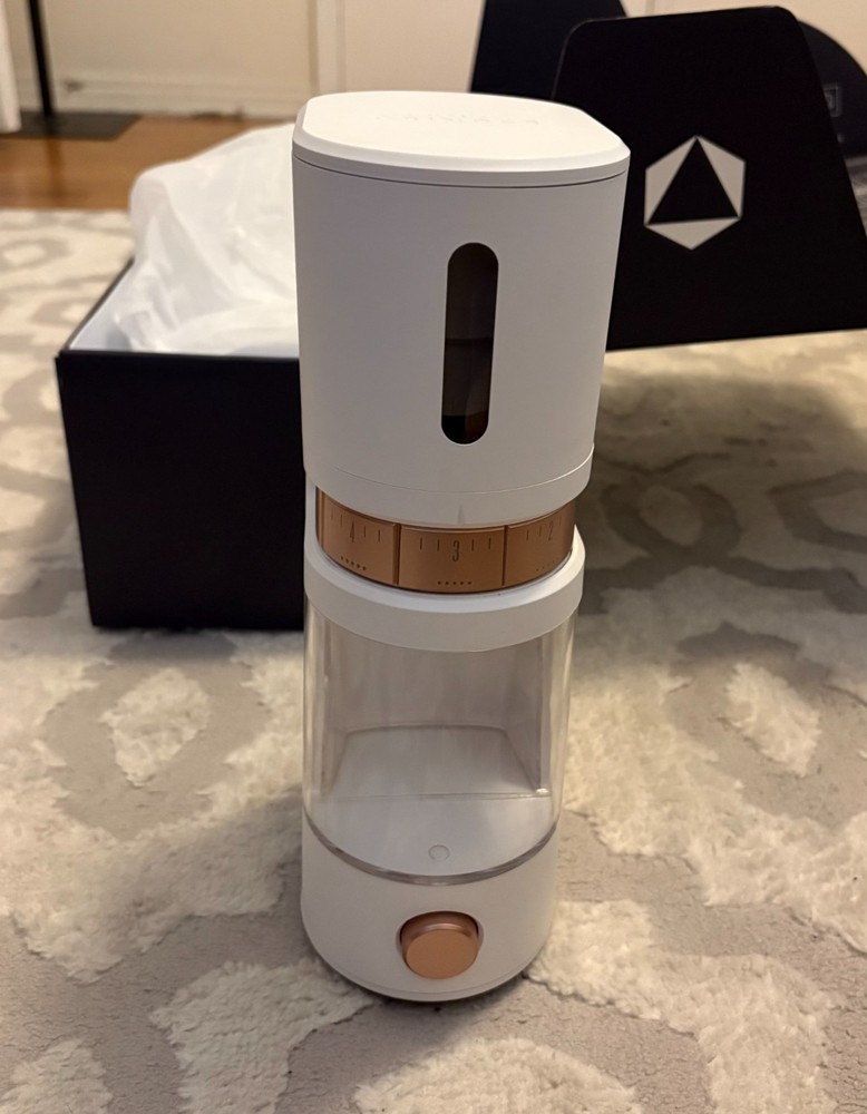 Voltaire High Performance Portable Burr Coffee Grinder Copper