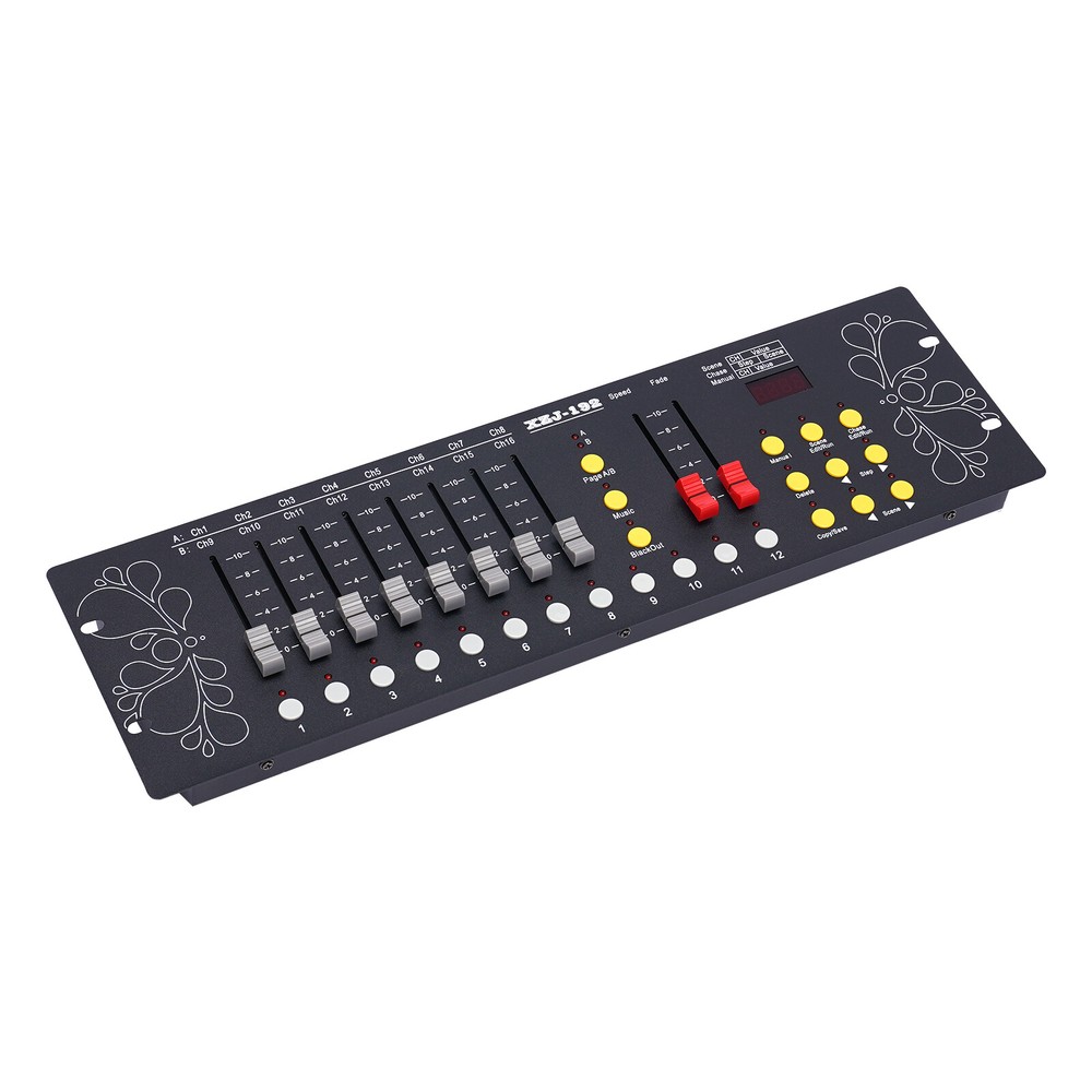 DJ DMX 512 192 Channels Operator Console Controller For Stage Lighting DJ Party