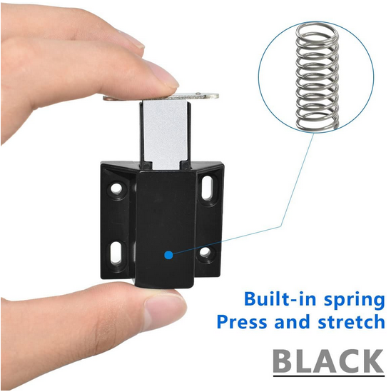 10 Pack Magnetic Push Latch Catch Push to Open Latch Pressure Touch Release C...