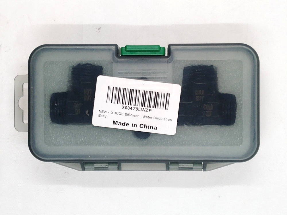 Hot Water Recirculation System Bypass Valve Under Sink Pump Valve Kit