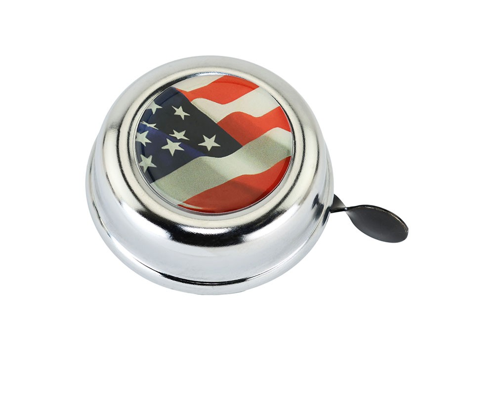 Bicycle Bell Flag 647 Chrome.