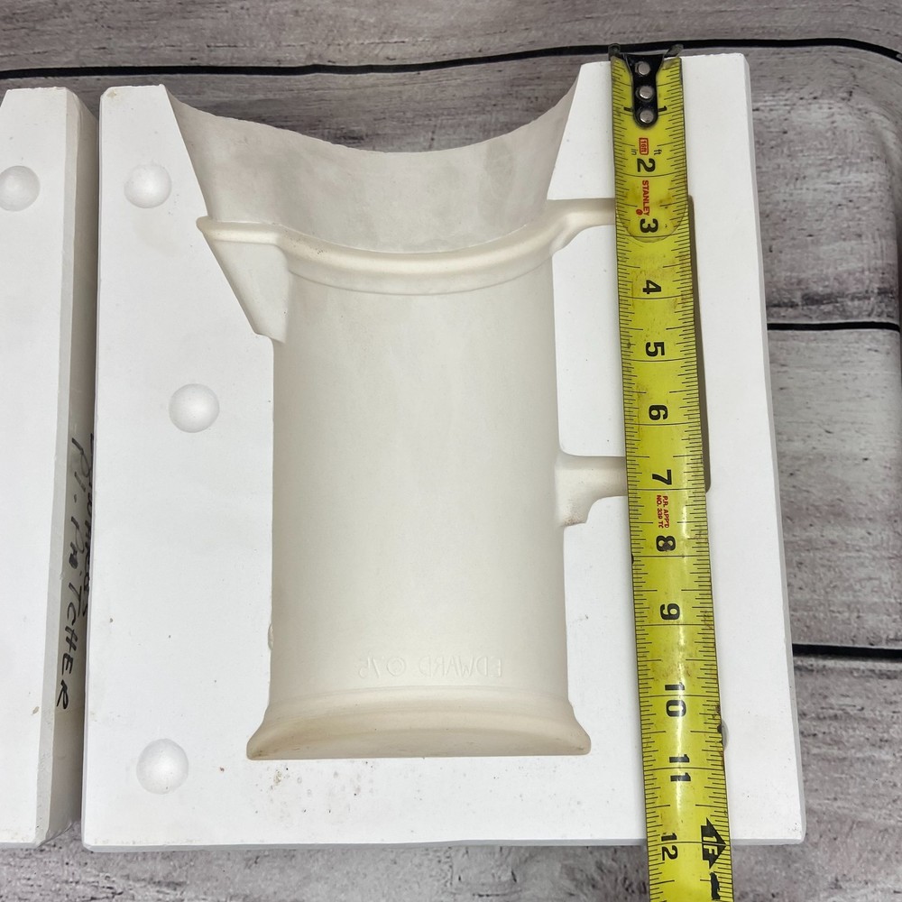 Vintage Unbranded Ceramic Casting Mold Edward's Pl. Pitcher