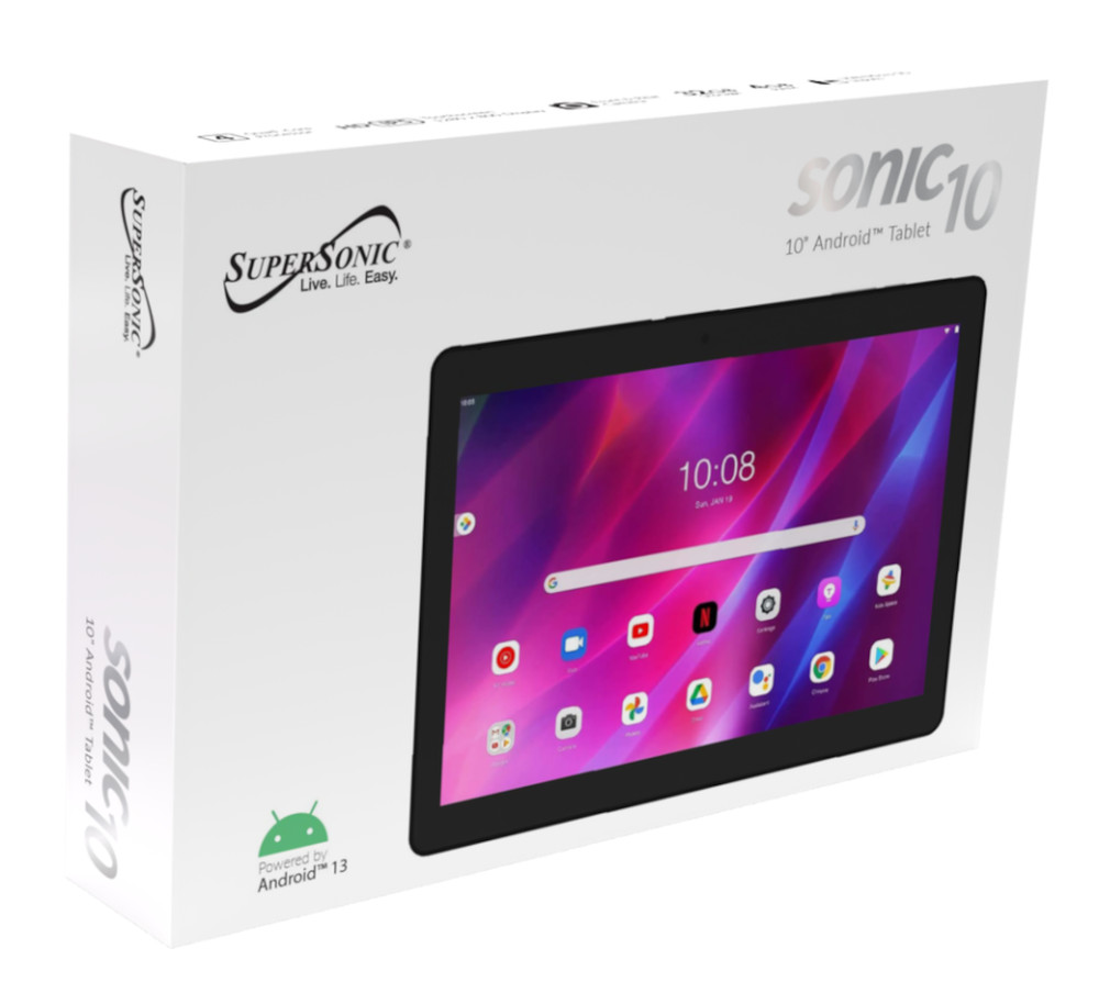 Supersonic 10" Android Touchscreen Tablet 32 GB SC-3110 NEW SEALED