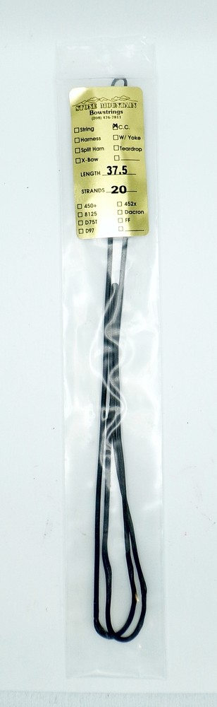 Control Cable for Compound Bow - One Piece - (All Black)