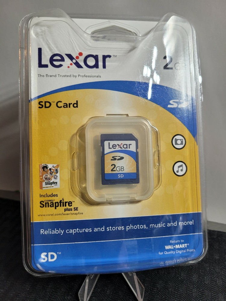Lexar 2 GB SD Memory Card for media