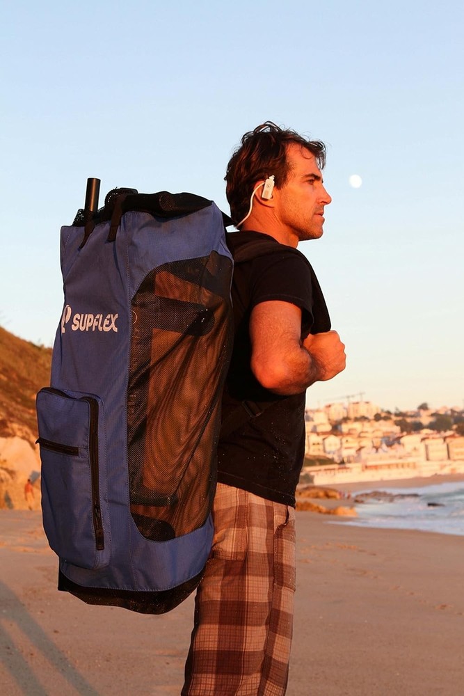 BLACK - Backpack Bag for Inflatable Paddle Boards iSUP