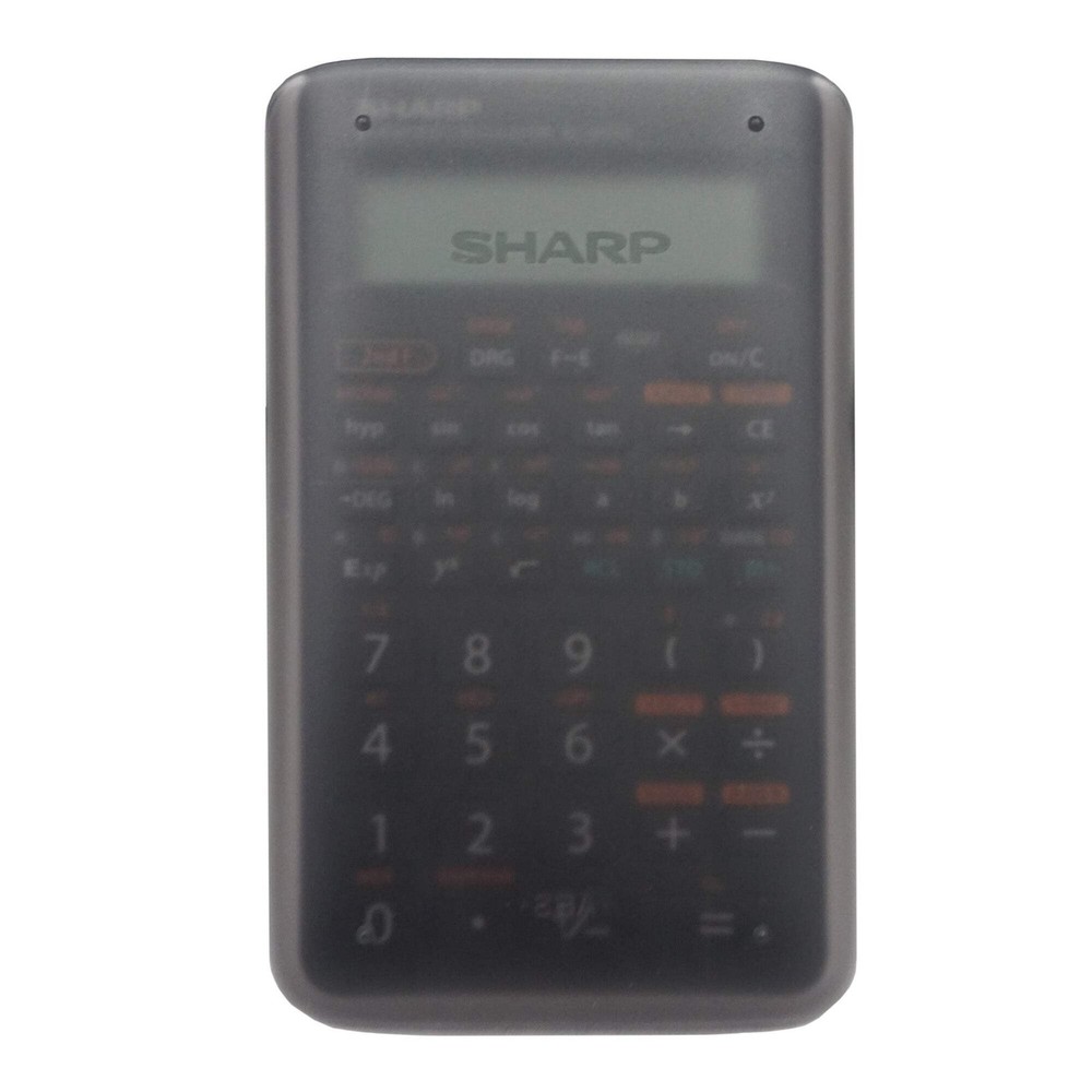 Sharp Scientific Calculator – 1-Line Display, Battery Operated