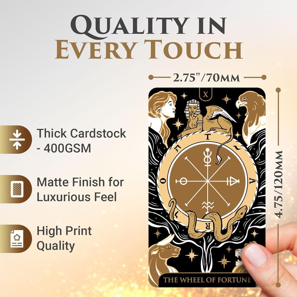 Wyspell Tarot Cards: Starlight Deck with Guide Book - Unique Tarot...