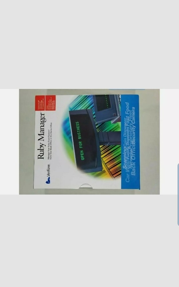 VeriFone Ruby Manager v. 1.32 with Parallel HASP Key and Manual