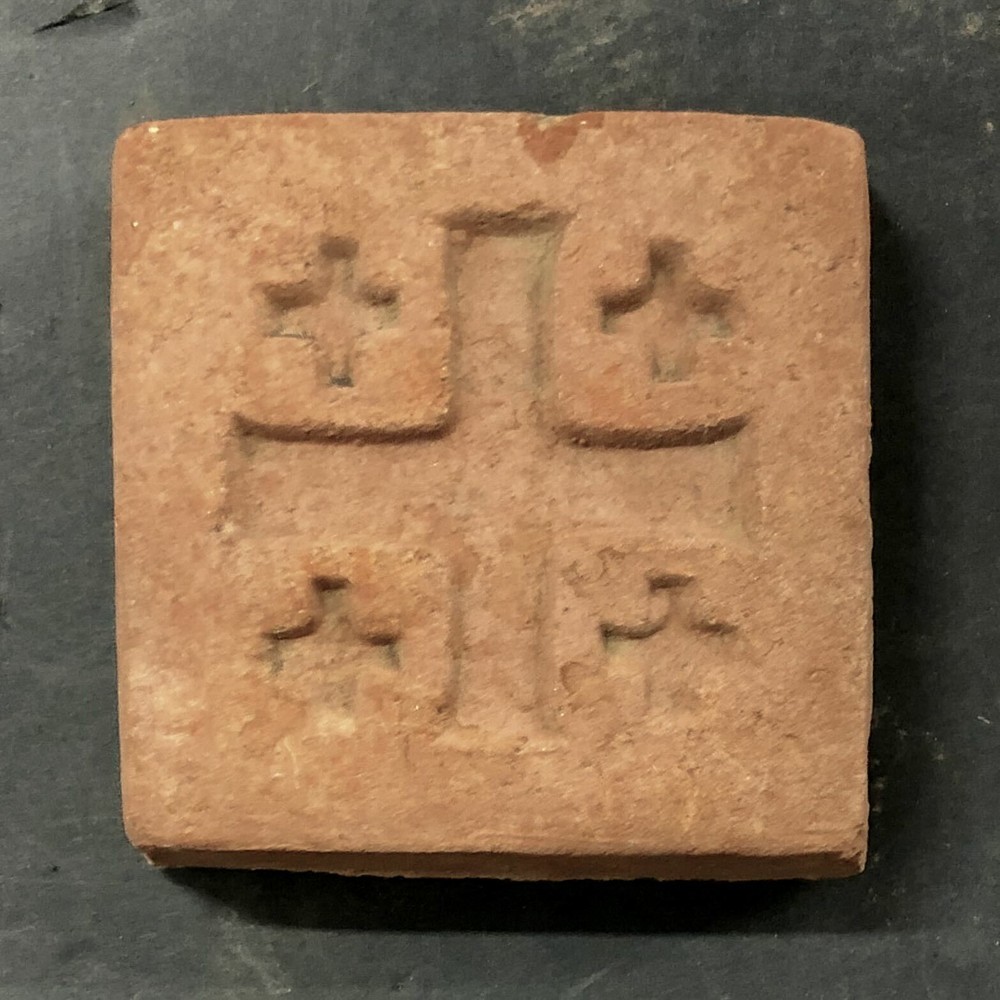 Gladding McBean Chunky Tile with Crosses