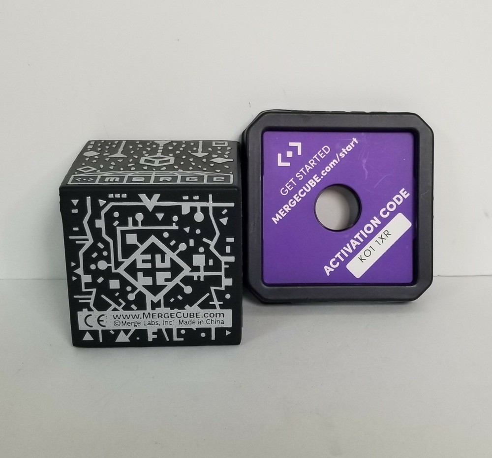Merge Cube AR/VR Toy Learning Augmented Reality Virtual Reality Fun and Stand
