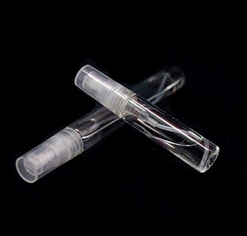 25Pcs Clear 5Ml 1/6Oz Glass Atomizer Bottle Spray Refillable Perfume
