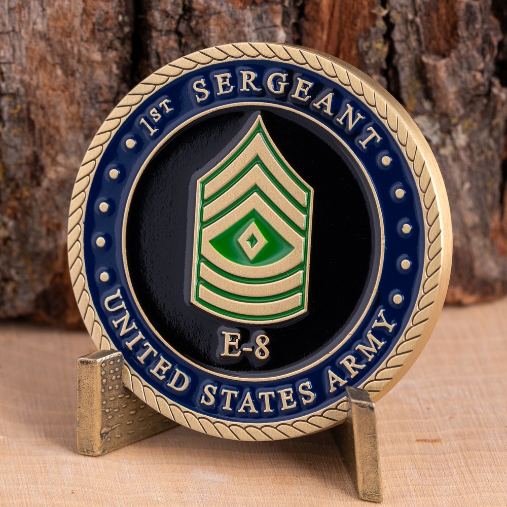 Army First Sergeant E8 Challenge Coin