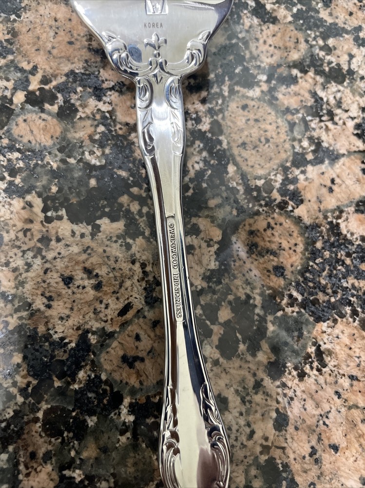 Wedgwood St Moritz Cold Meat Serving Fork 18/10 stainless flatware