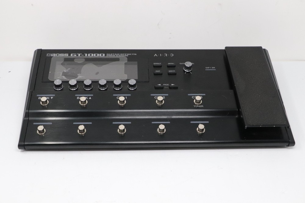Damaged Screen BOSS GT-1000 Guitar Effects Processor Multi-Effects Pedal WORKS