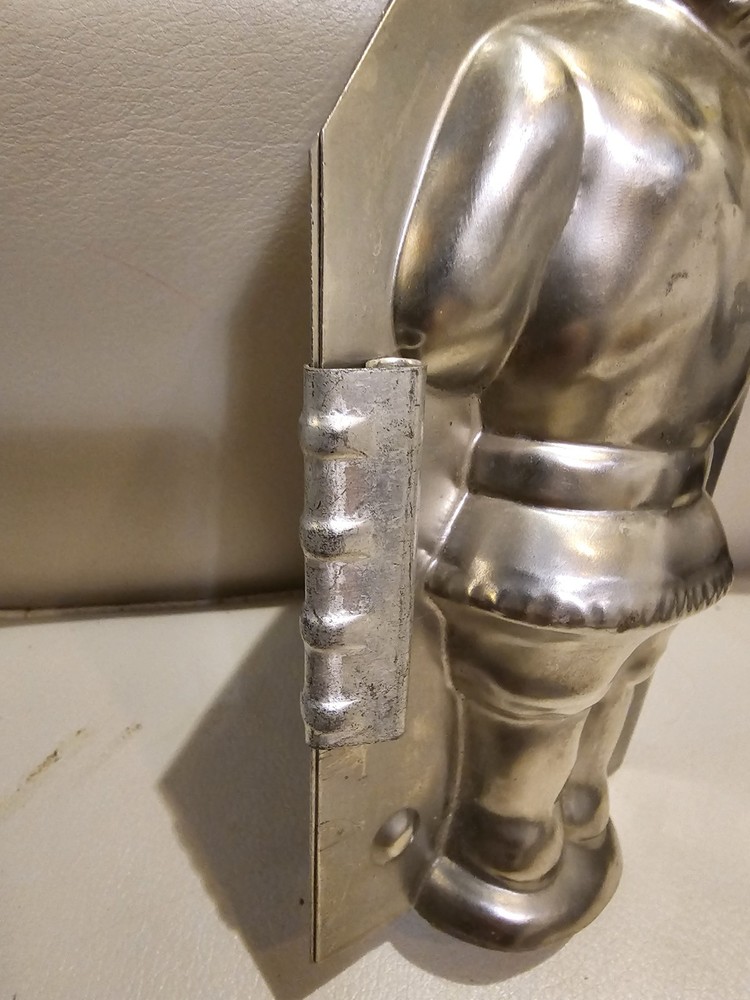 Antique Santa Chocolate Mold 7.75” Unmarked