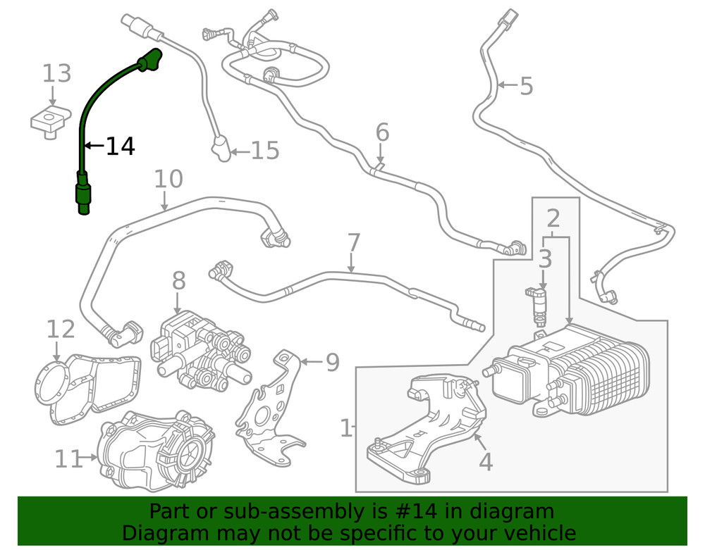 Genuine GM Oxygen Sensor 12705534
