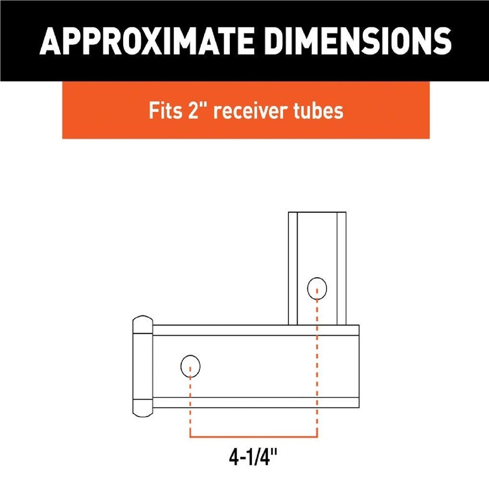 Curt 45013 Vertical Receiver Adapter