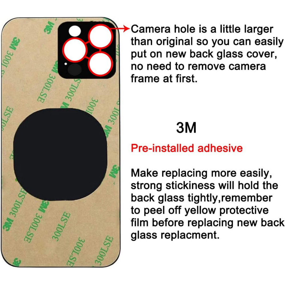 OEM Back Glass Replacement for iPhone 13 Pro Max 6.7 Graphite w/ Tools