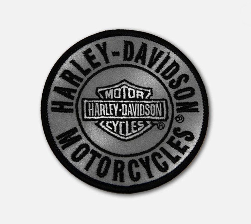 Harley Davidson  H-D Round Reflective Patch / Emblem