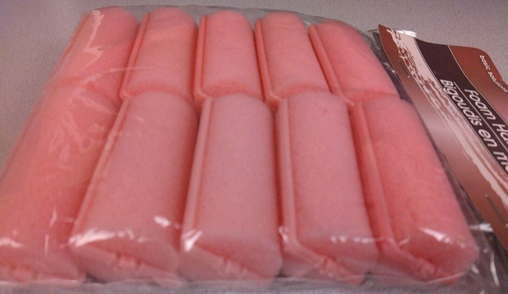 Set Of 2 Basic Solutions 10 And 10 Pack Foam Hair Rollers - New. (51.1)