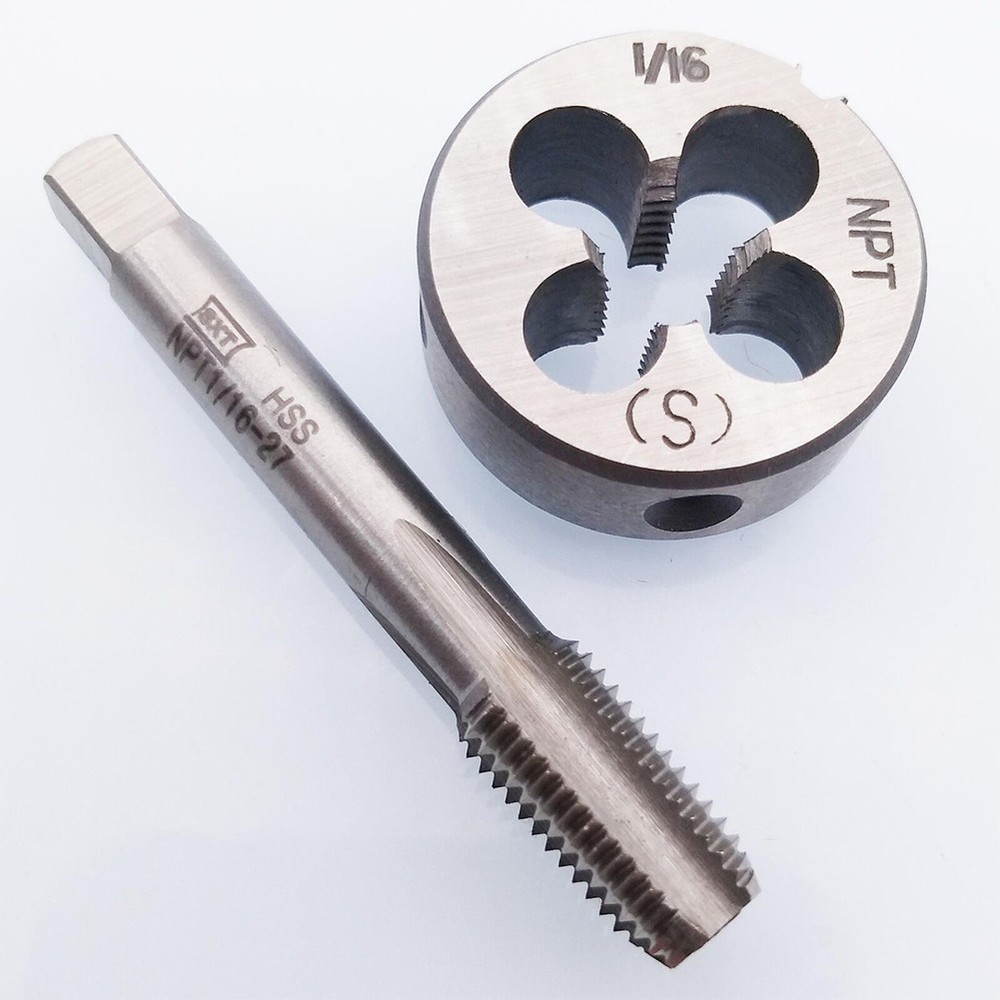 Efficient HSS 1/16 27 NPT Tap & Die Set Offers Efficient Thread Creation