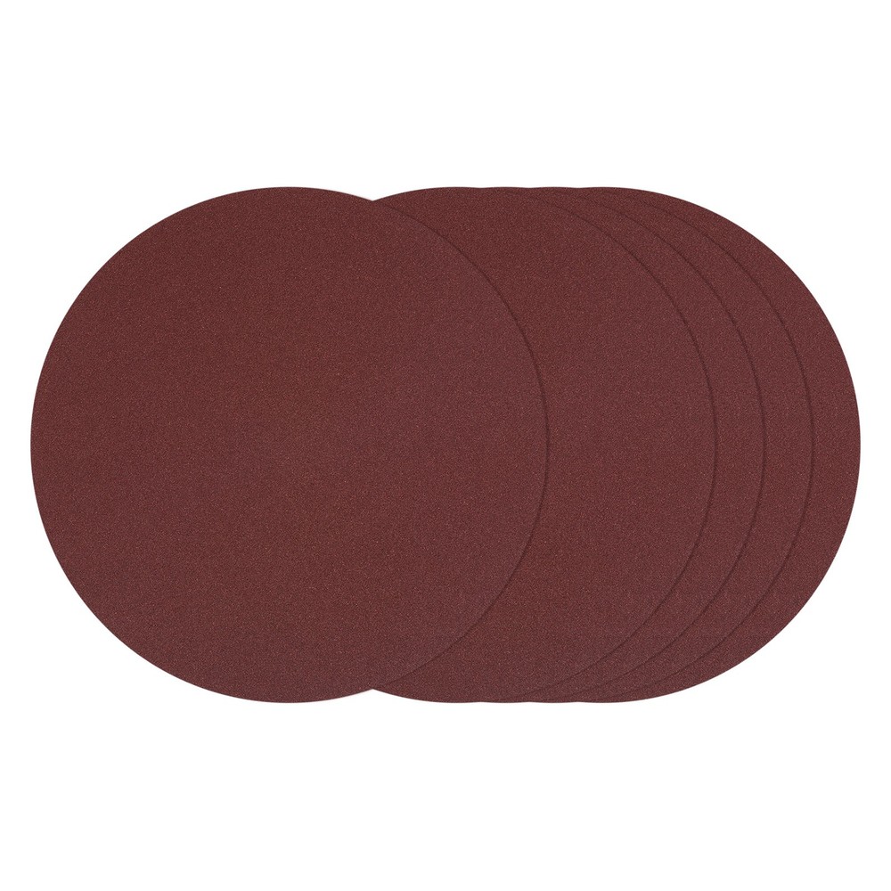3 Pcs Sanding Disc 10 Inch 100 Grit Hook and Loop Random Orbital Sandpaper, Red