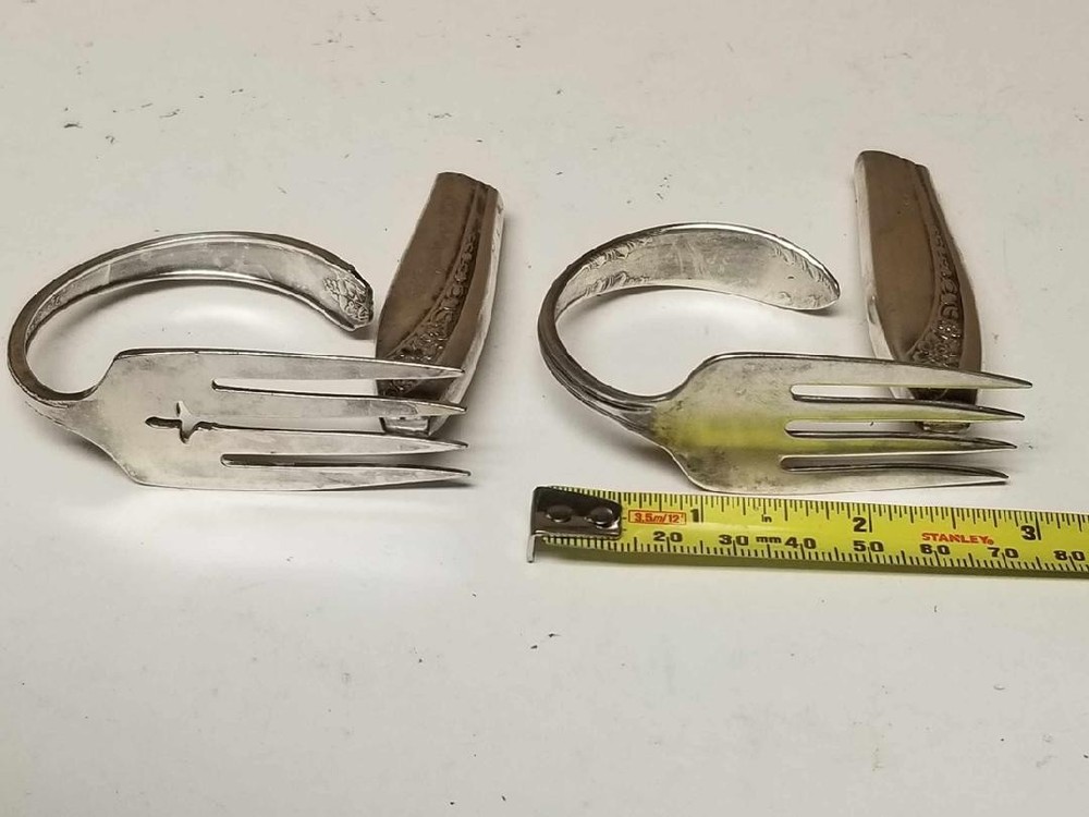 Silverware Art Vase Holder Lot