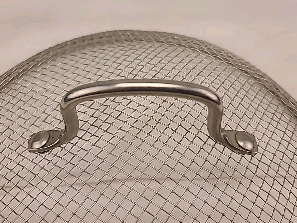 Williams Sonoma Wire Mesh Deep Fry Basket Strainer Lid Replacement 11.5" EUC