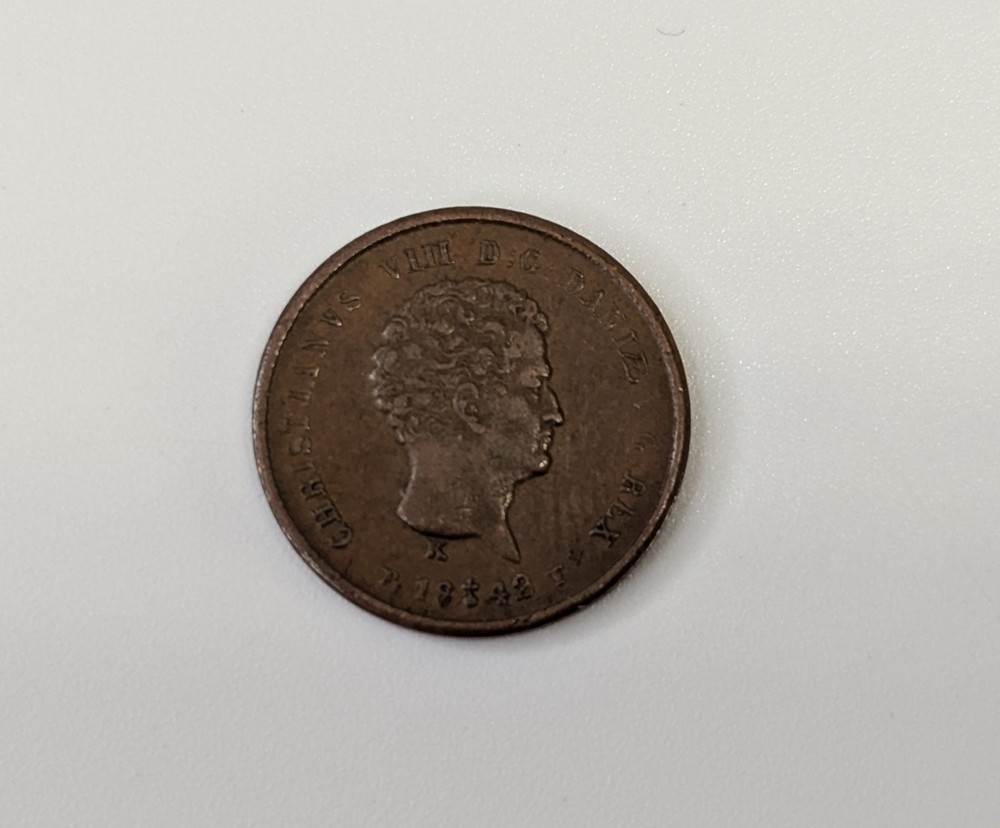 Denmark 1842 1/5 Rigsbankskilling