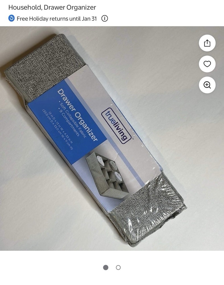 Drawer Organizer Cloth Lot 4