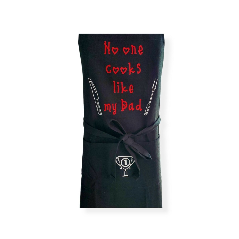 Apron Noone Cooks Like Dad