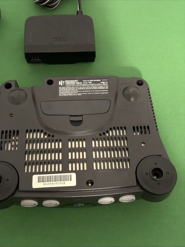 Nintendo N64 Console Bundle W/3 Games, 1 Controller All Cords Tested Working