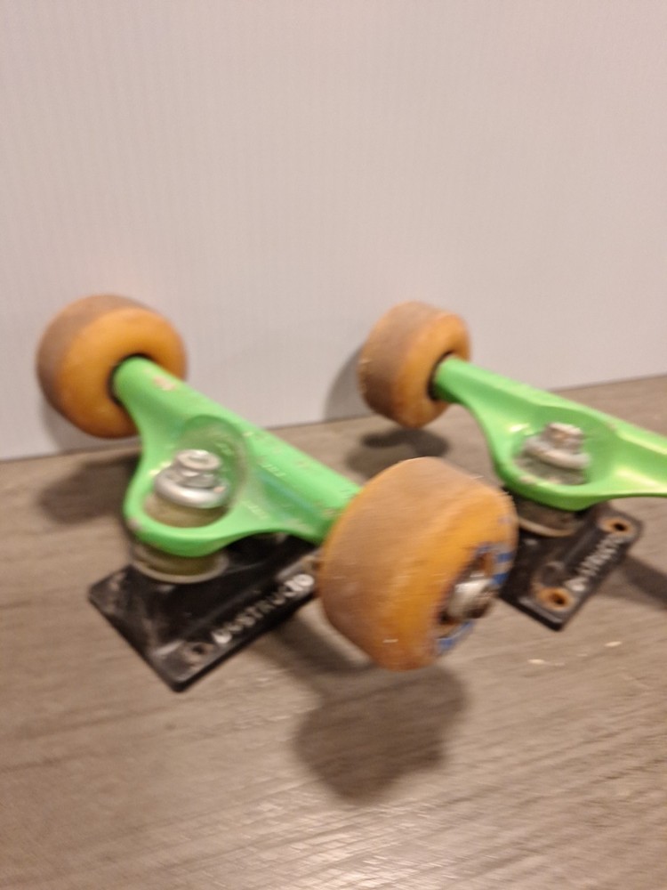 Destructo Trucks With Spitfire Wheels Green