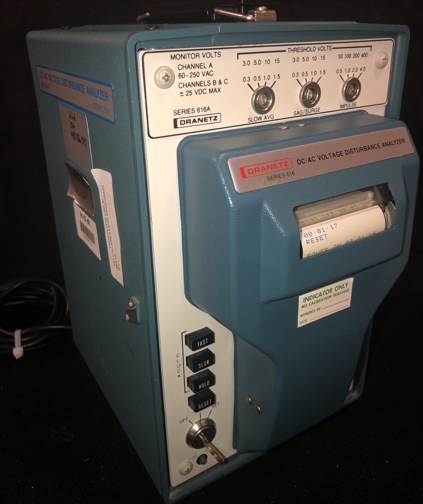 DRANETZ 616 616A Series DC/AC Voltage Disturbance Analyzer