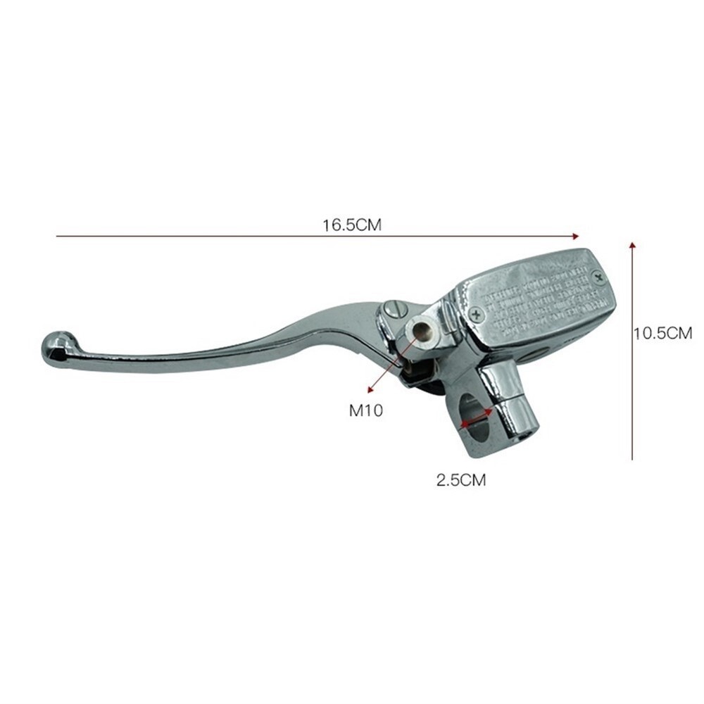 1"25mm Right Motorcycle Handlebar Front Brake Master Cylinder lever Chrome